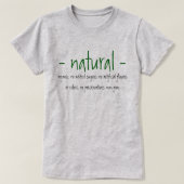 Natural T-Shirt (Design vorne)