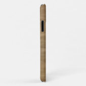 Natural Tan Sandstone Monogram Case-Mate iPhone Hülle (Hinten/Rechts)