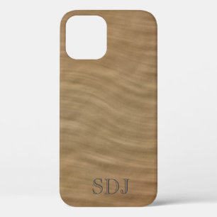 Natural Tan Sandstone Monogram Case-Mate iPhone Hülle