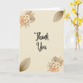 Natural Thank You Card Karte (Gelbe Blume)
