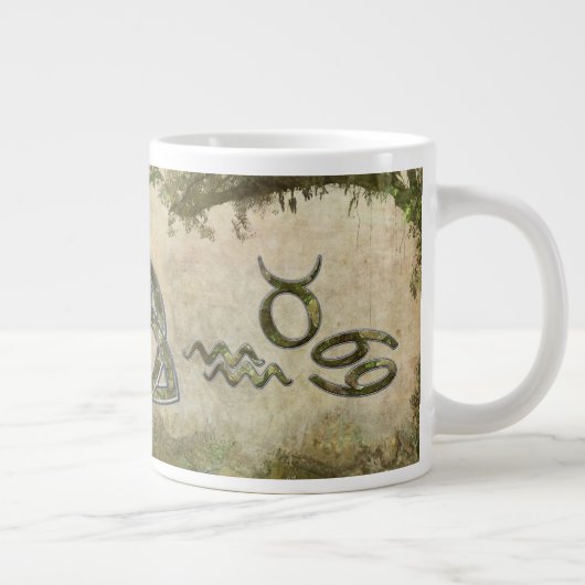 Natural Triquetra Jumbo-Tasse (Rechts)