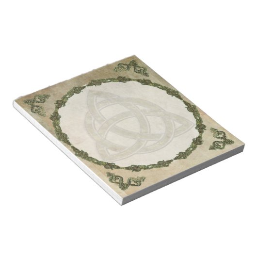 Natural Triquetra Notizblock (angewinkelt)