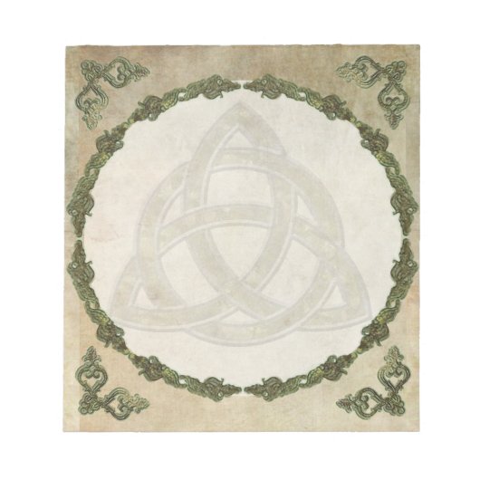 Natural Triquetra Notizblock (Vorderseite)