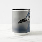 Natural White Laghing Gull Florida Fotografie Tasse (Zentrum)