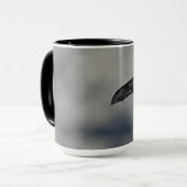 Natural White Laghing Gull Florida Fotografie Tasse (Vorderseite Links)