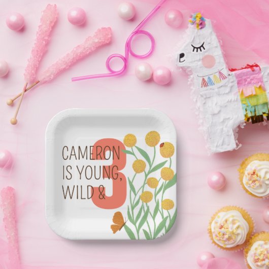 Natural Wonder Birthday Party Pappteller (Party)