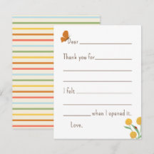 Natural Wonder Kids Fill in Dankeschön Hinweis