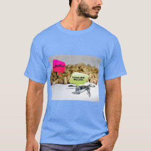 Naturales Korkstruktur-T-Shirt T-Shirt