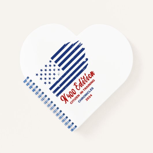 Naturalisation Citizenship Exam Spiral Notebook Notizblock (Vorderseite)