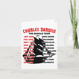 Naturalist Charles Darwin Beagle Meme Tour Earth D Karte