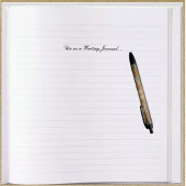 Naturalist Sketch/Photo Foil Journal Gästebuch