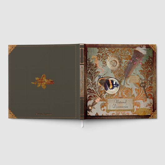 Naturalist Sketch/Photo Foil Journal - Rose Gold Gästebuch (Voll)