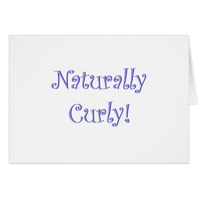 Naturally Curly Hair (Vorderseite (Horizontal))