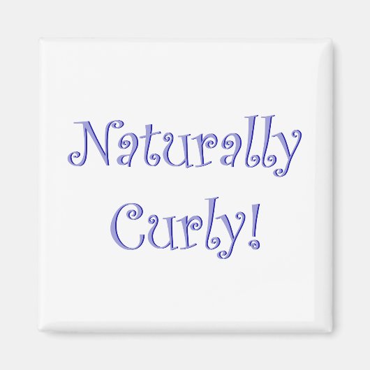 Naturally Curly Hair Magnet (Vorne)