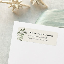 Naturally Joyful Botanical Return Address