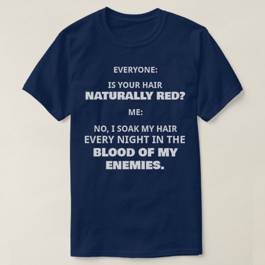 NATURALLY RED T-Shirt (Design vorne)