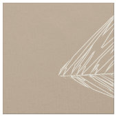 Naturals Abstrakt Palm Blätter Stoff (Nahaufnahme)