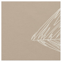 Naturals Abstrakt Palm Blätter Stoff