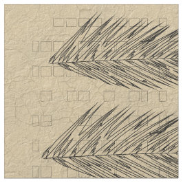 Naturals Palm Blätter Zeichnend auf Papier Textur Stoff