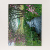 Naturangebot Elegante Blume und Stream Puzzle (Vertikal)