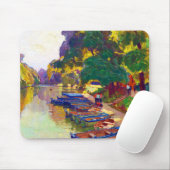 Naturbäume Wasser am Carl Moll Mousepad (Mit Mouse)