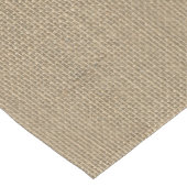 Naturbeige Tan Jute Burlap-Rustikale Kabine Hochze Mittelgroßer Tischläufer (Ecke)