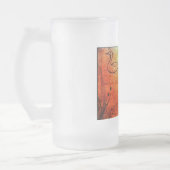 Naturbelag: Regenmilderte Enten und Krane Mattglas Bierglas (Links)