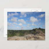 Naturbild mit einem kleinen Leuchtturm Postkarte (Vorne/Hinten)