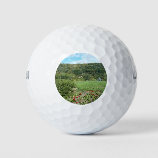 Naturblick Vom Golfplatz aus Golfball (Vorderseite)