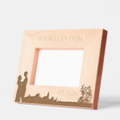 Naturblumenhochzeit Personalisiert Geätzte Rahmen (Links)