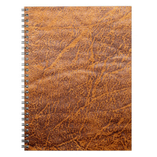 Naturbraune Ledertextur, Leder, Ski Notizblock