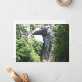 Naturbrücke Mitteilungskarte (Vorderseite/Rückseite Beispiel)