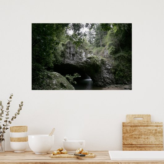 Naturbrücke Poster (Küche)