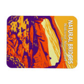 Naturbrücken Nationaldenkmal Utah Vintag Magnet (Horizontal)