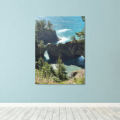 Naturbrücken - Südküste Oregon Leinwanddruck (Insitu (Holzboden))