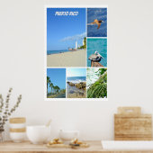 NaturCollage von San Juan, Puerto Rico Poster (Küche)