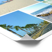 NaturCollage von San Juan, Puerto Rico Poster (Ecke)