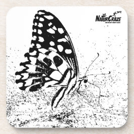 NaturCraze (B&W) Schmetterling-Untersetzer aus har Getränkeuntersetzer