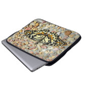 NaturCraze Schmetterling (Limoner Schmetterling) Laptopschutzhülle (Vorne Knopf)