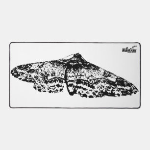 NaturCraze Schwarz-Weiß-Moth-Schreibtischmatte Schreibtischunterlage