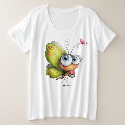 Naturdame#2 Große Größe T-Shirt (Design vorne)
