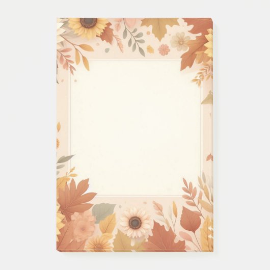 Naturdesign Post-It® Notes, 4" x 6" Post-it Klebezettel (Vorderseite)