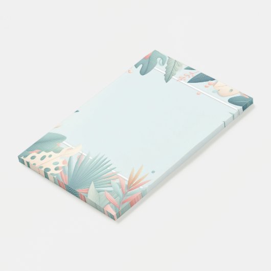 Naturdesign Post-It® Notes, 4" x 6" Post-it Klebezettel (angewinkelt)