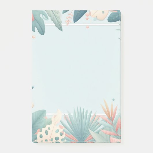 Naturdesign Post-It® Notes, 4" x 6" Post-it Klebezettel (Vorderseite)