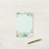 Naturdesign Post-It® Notes, 4" x 6" Post-it Klebezettel (Auf Schreibtisch)