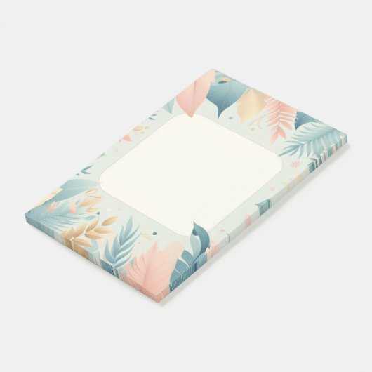 Naturdesign Post-It® Notes, 4" x 6" Post-it Klebezettel (angewinkelt)