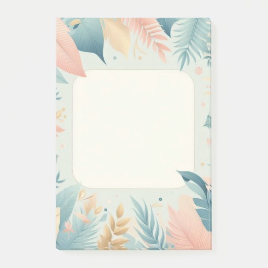 Naturdesign Post-It® Notes, 4" x 6" Post-it Klebezettel (Vorderseite)