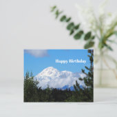 Nature Alaska Denali Landschaft Foto Geburtstag Postkarte (Stehend Vorderseite)