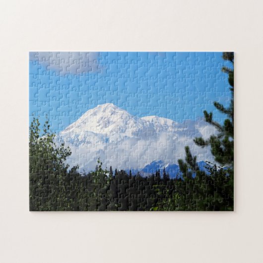 Nature Alaska Denali Landschaft Foto Puzzle (Horizontal)