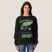 "Nature Always Wears" Leaf Sweatshirt (Vorne ganz)